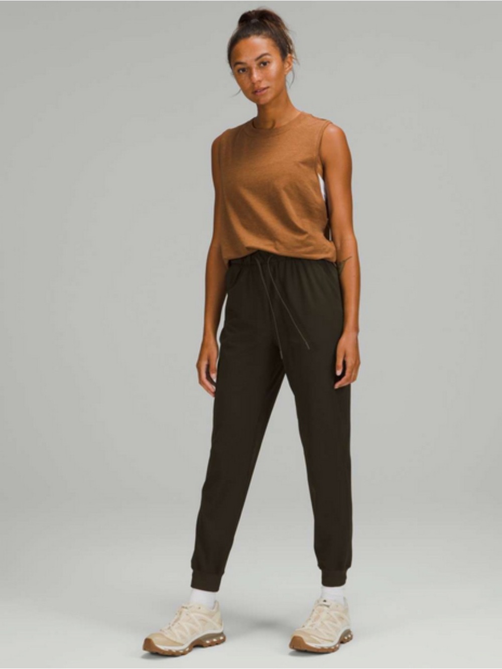 Lululemon Stretch High-Rise Jogger *Full Length SZ 14 Dark Olive-LW5CV4S